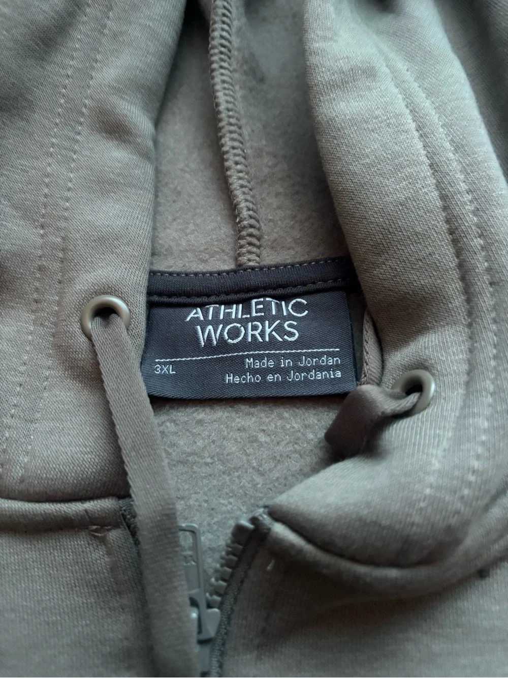 Olive Full-Zip Hoodie with Hood
